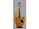 Exceptionnelle mandoline de Luigi EMBERGHER, faite � Rome e... - Exceptionnelle mandoline de Luigi EMBERGHER, faite � Rome en 1929, mod�le 5bis cubiste, n�158. Caisse �rable ond�, table �pic�a. Parfait �tat dans son �tui d'origine.