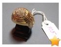 BOUCHERON - Parfum - Bague d�me en or jaune, cisel�e, ...
