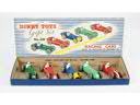 DINKY TOYS - COFFRET DE 5 VOITURES DE COURSE (1956) provena... - DINKY TOYS - COFFRET DE 5 VOITURES DE COURSE (1956) provenant de la collection de l'illustrateur automobile Georges G�dovius, constitu�e entre 1950 et 1990. Cette collection sera dispers�e lors de la vacation 13 juillet 2012