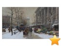 Eug�ne GALIEN LALOUE (1854-1941)
La Madeleine, March� aux f...