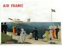 AIR FRANCE L'ENVOL : Miroir illustr� d'El�gants sur un em... - AIR FRANCE L'ENVOL : Miroir illustr� d'El�gants sur un embarcad�re, contemplant l'envol de l'Hydravion  Lior� et Olivier H-24 immatricul� F-AMOU, Il s'agit du premier Hydravion dAir France.
Fabriqu� par Gerrer S.A Mulhouse. Dat� 37 (pour 1937). Tr� - s bel �tat, 40 x 30cm.