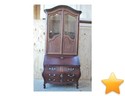 BEAU SCRIBAN BORDELAIS en acajou � deux corps la partie inf...