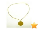 LOUIS d'or 1786 mont� en pendentif et sa chaine en or. P: 2...