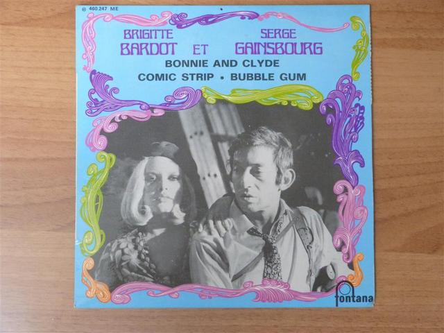 Brigitte Bardot et Serge Gainsbourg Bonnie and Clyde - Comic Strip