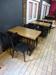 1-	Cinq tables et 20 chaises bois