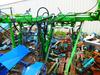 (élément vert uniquement) Machine à vendanger NEW HOLLAND type