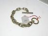 1 bracelet or gris maille marine 87,9g